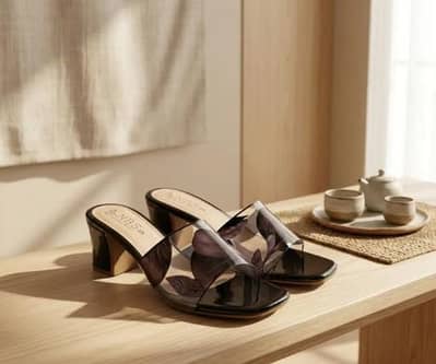 Women leather heels for 2500 only