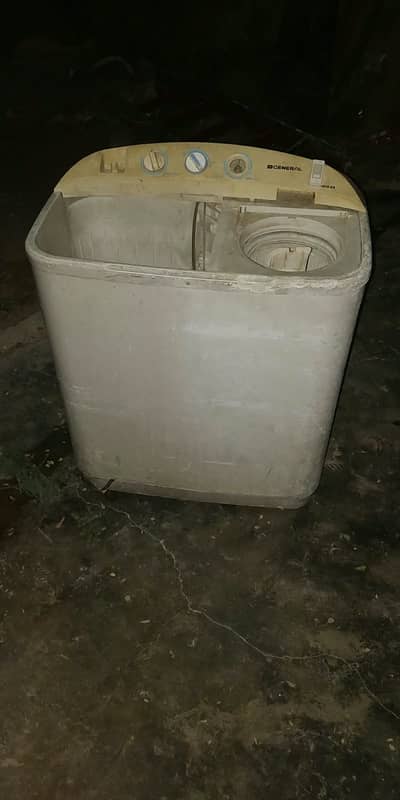 washing maching without