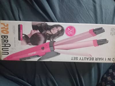 2 in 1 straightner + curler