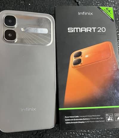 Infinix Smart 20 with box charger