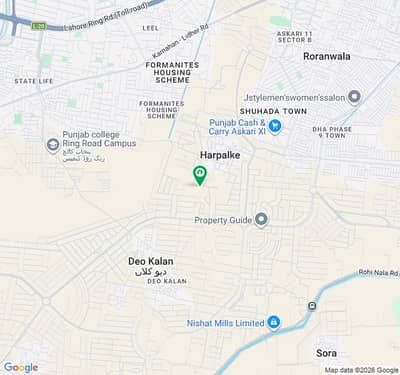 1 KANAL CORNER PLOT ON 80FT ROAD PRIME LOCATION