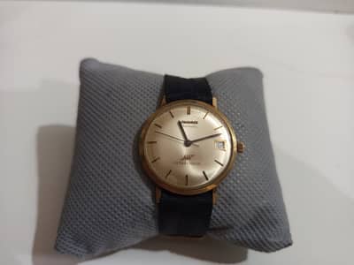 Vintage Longines-Style Automatic Men's Watch - GoldenDial 38Year Old