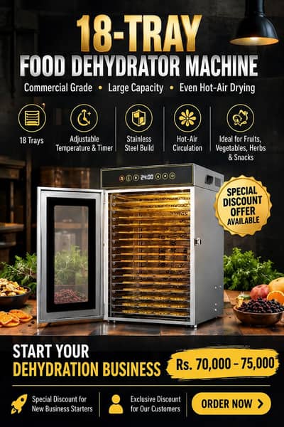 Fruit dehydrator machine