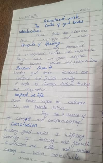 assignment writing