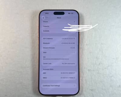 USA AMERICAN iPhone 17 Pro Max 256gb  (4 Months SIM TIME AVAILABLE)