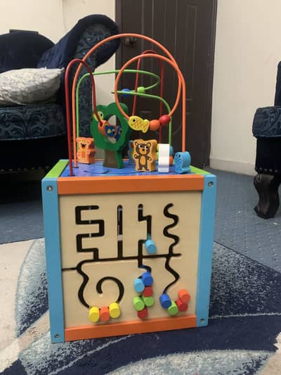Big size Wooden Activity Cube
