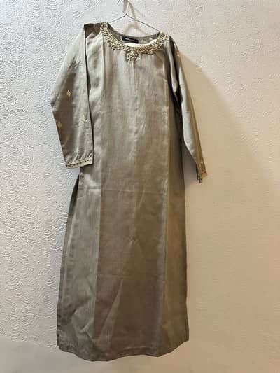 Raw Silk Three Piece Suit