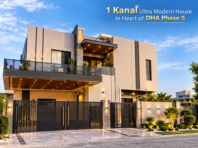 1 KANAL BRAND NEW SINGLE UNIT HOUSE FOR SALE IN DHA PHASE 5 DHA PHASE 5 ISLAMABAD