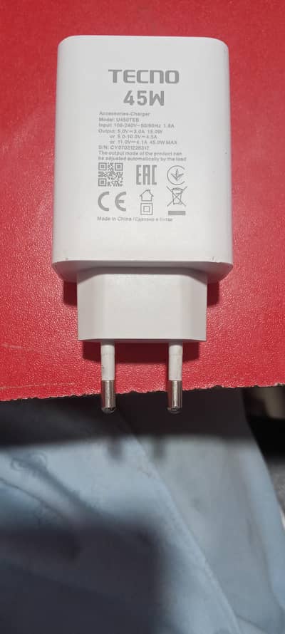 Tecno Camon 50 pro Charger