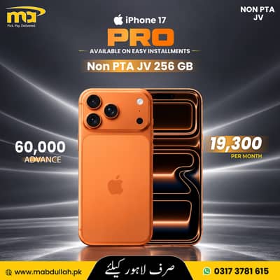 Apple iPhone 17 Pro JV On Installments