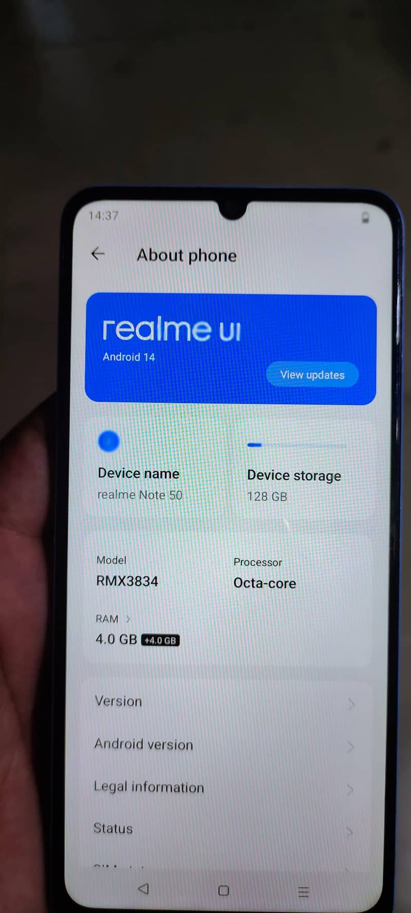 Realme Note 50 4