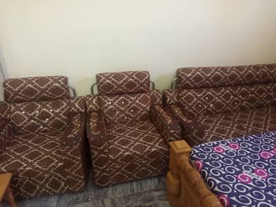 sofa set double handles pure / and coffee set stylish