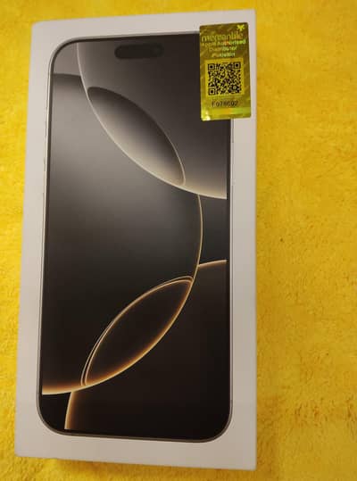 Apple iPhone 16 Pro Max natural titanium 256 GB PTA approved