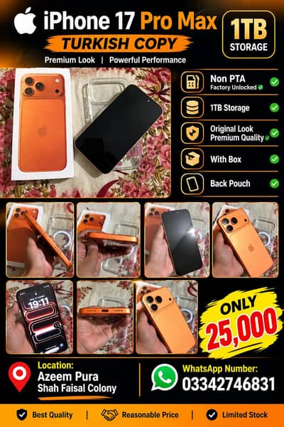 Apple iPhone 17 Pro Max Urgent Sale