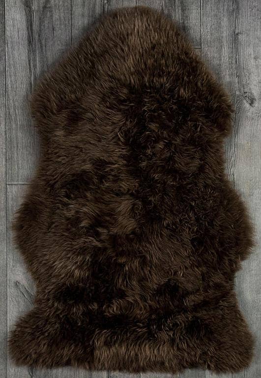 Faux Sheepskin Rug 2 ft x 3 ft - Ultra Soft Shag, Slip-Resistant and Washable