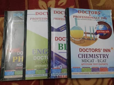Mdcat doctor's inn preparation center MCQs practice books