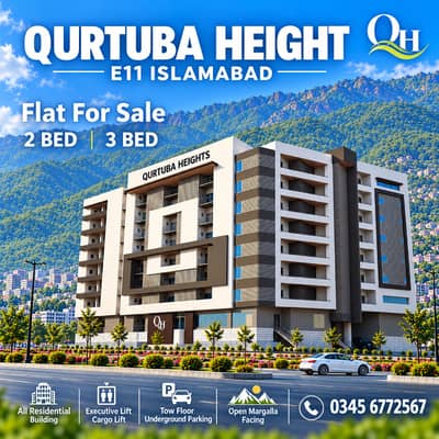 E11/4 QURTUBA HEIGHT 3 Bed Room Open Margalla Facing