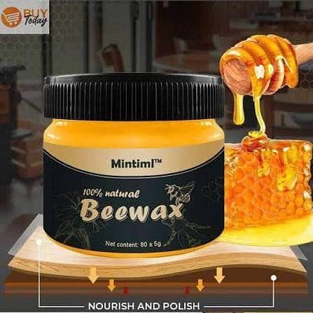 Beeswax Furniture Polish-Natural Wood Wax Traditional Polish for Wood & Furniture-Natural Wood Wax, 85g