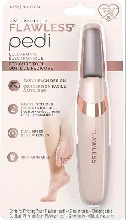 Rechargeable Electric Foot File Callus Remover Pedicure Machine - Electric Pedi Callus Remover - Professional Pedicure Foot File Machine for Cracked Heels & Dead Skin Removal and Smooth Heels & Soft Feet Care