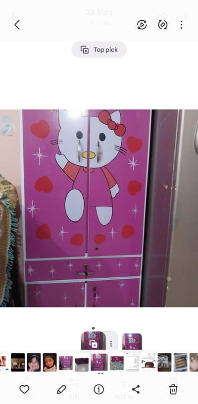 selling kids bed and wardrobe