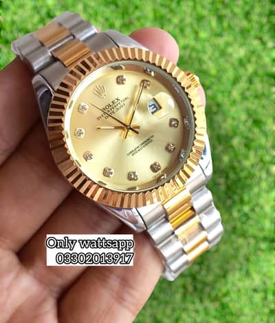 Rolex watch date and time