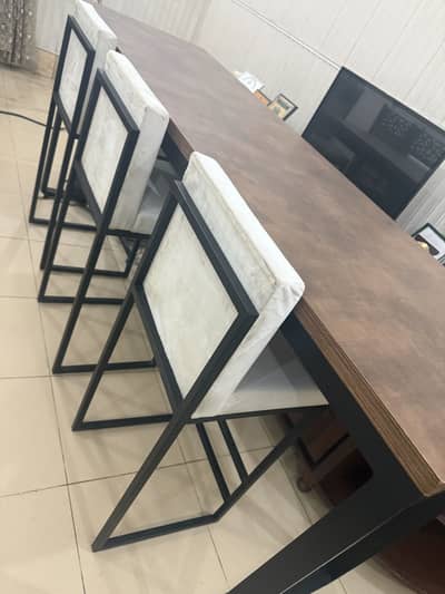 Bar table with 3 chairs