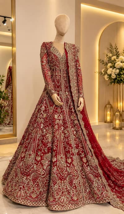 Designer bridal dress