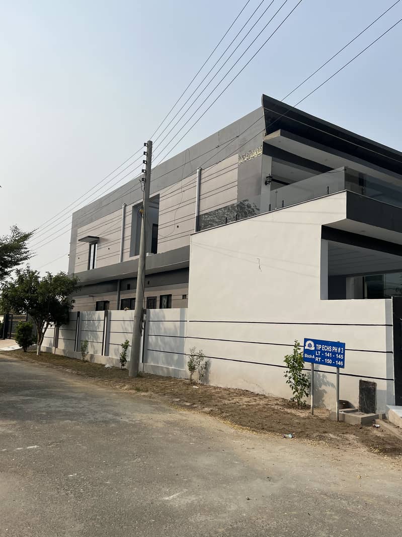 Brand new 1 kanal corner house facing park - Houses - 1120753499