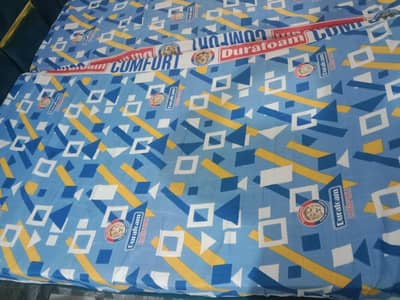Dura foam 10 month use single 2 Mattress price 6500