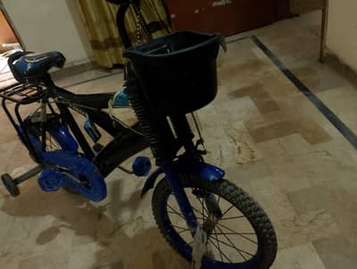 Stylish Kids Bicycle for Sale – Blue & Black | Excellent Deal!