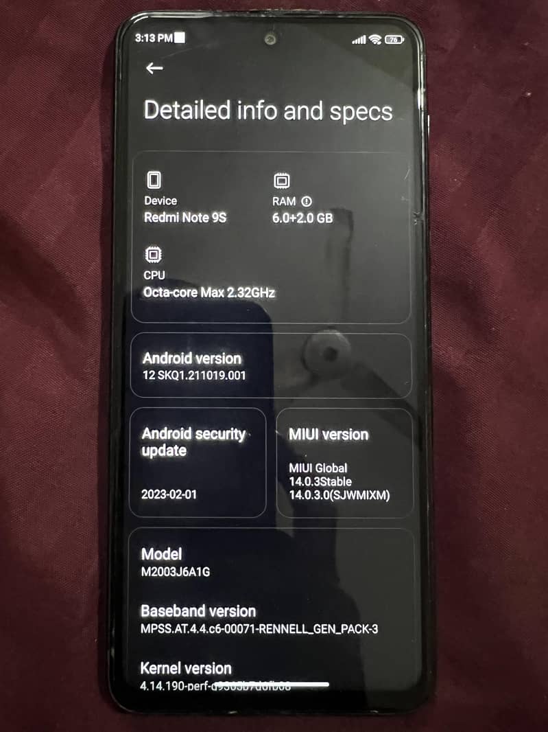 Xiaomi Redmi Note 9S 3