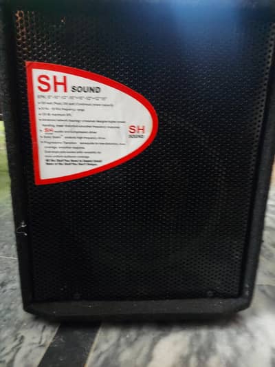 8 inch speaker with amp