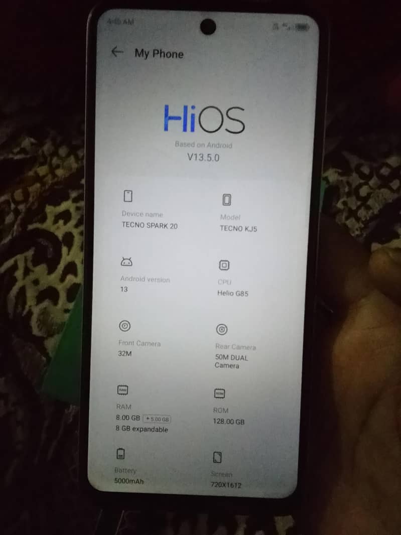 Tecno Spark 20 5