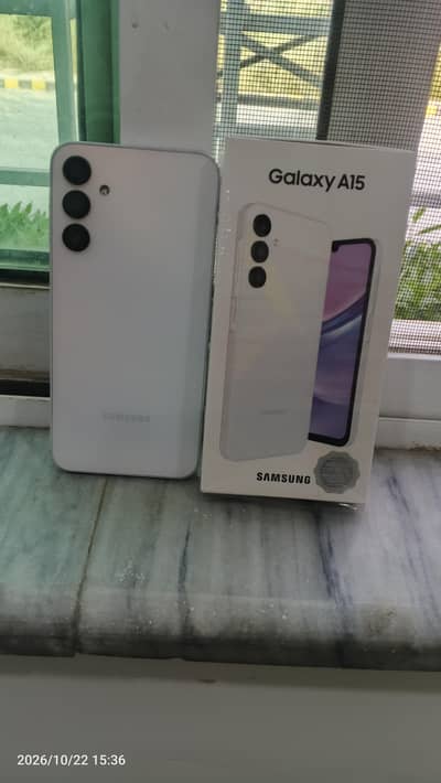 Galaxy A15 6GB 128GB | Light Blue | 10/10 Condition Box Charger