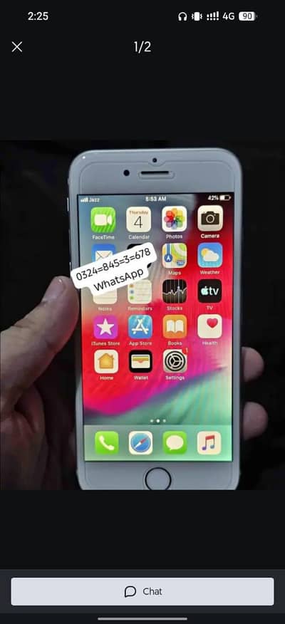 ‎I phone 6s pta Approvd 64gb WhatsApp number pick me. Hai