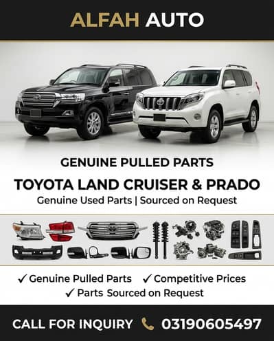 Toyota Prado Land Cruiser Genuine Engine Parts