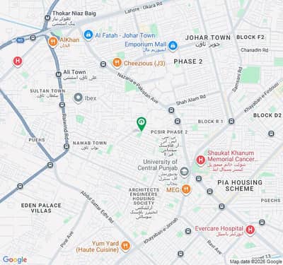 AHMED ASSOCIATION OFFERS 1 KANAL UPPER PORTION FOR RENT IN PCSiR PHASE 2 NEAR TO SHUKAT KHANUM HOSPITAL LAHORE.