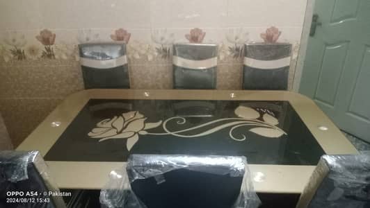 Dinning table with 6 chairs