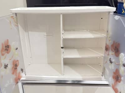 Stylish plastic bathroom cabinet