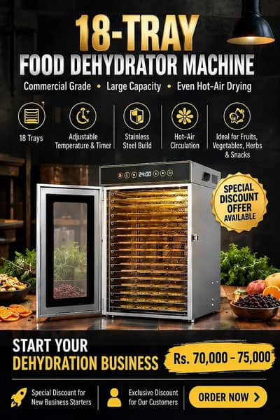Fruit and Vegetable Dehydrator Machine for Sale