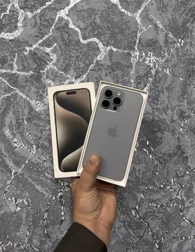 iPhone 15 Pro Max with Box Non Pta Factory Unlock