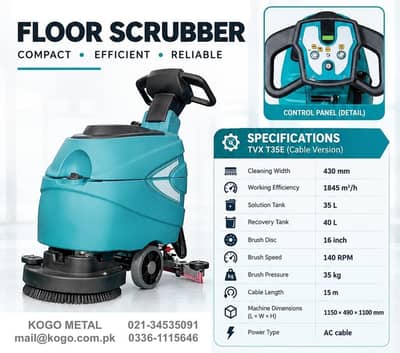Floor Cleaning Machine, Auto Scrubber Dryer, Ride On Sweeper