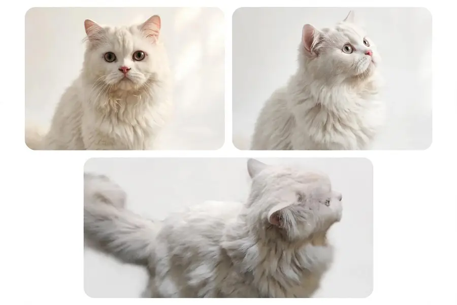 white Persian Odd eyes cat -fulffy & healthy — photo 5