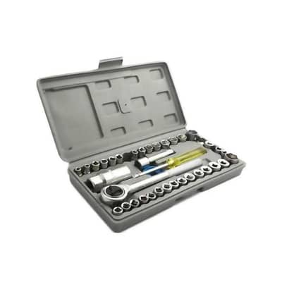 2-in-1 Stainless Steel Tool Kit Set White ABS Plastic*  *  *RS/2199*
