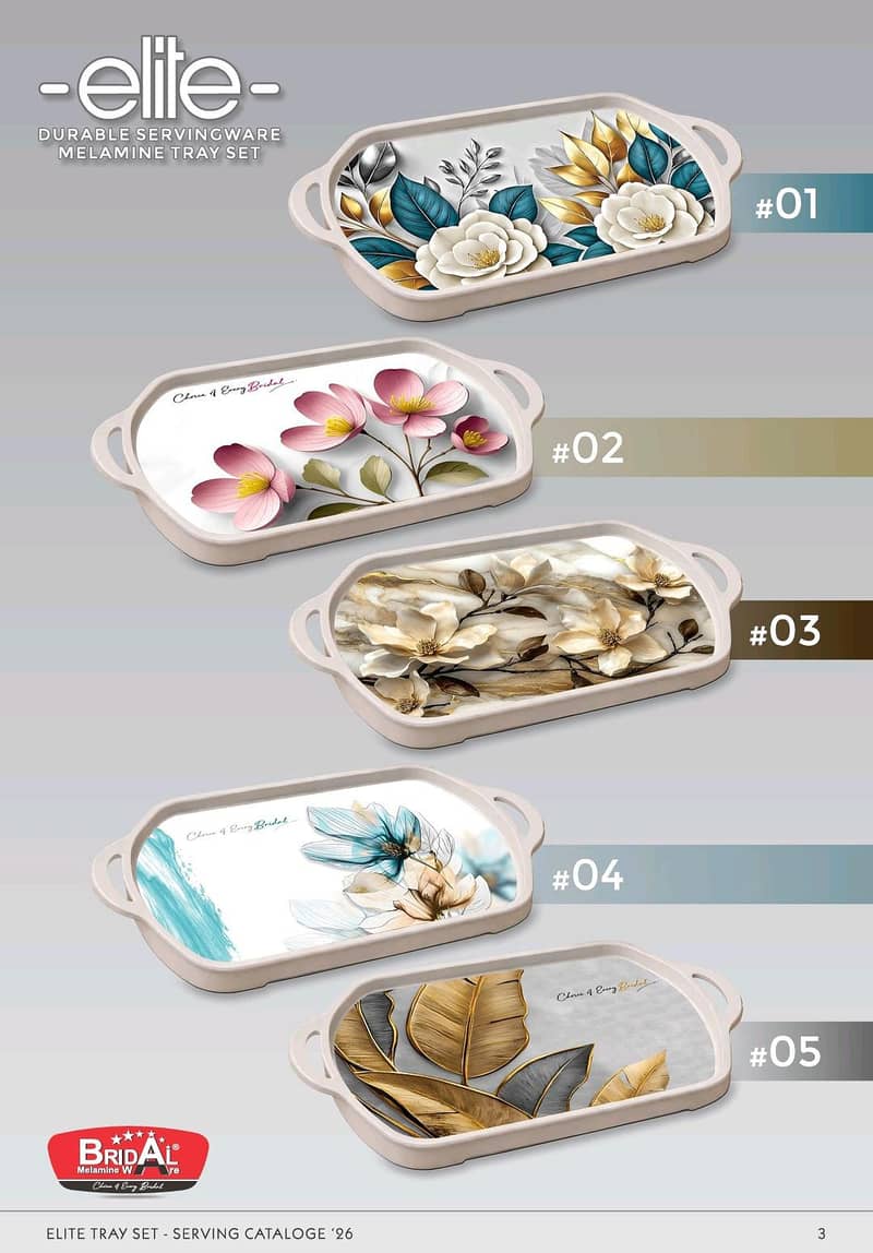durable servingware melmine try set 0