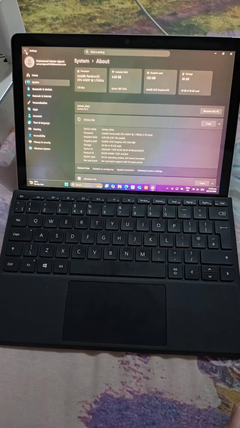 Microsoft surface go 2 0