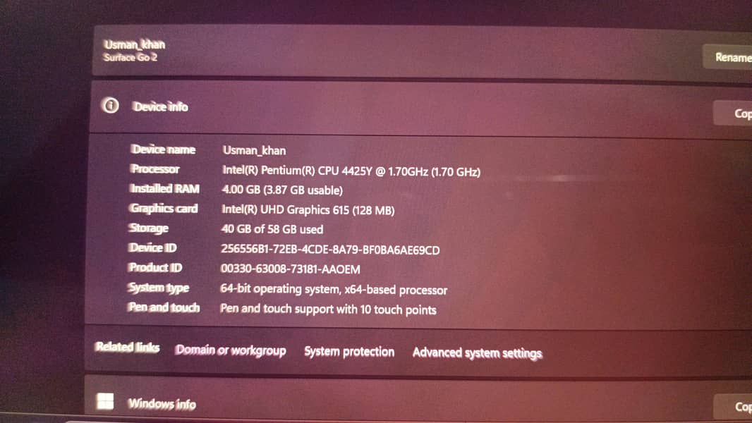 Microsoft surface go 2 4