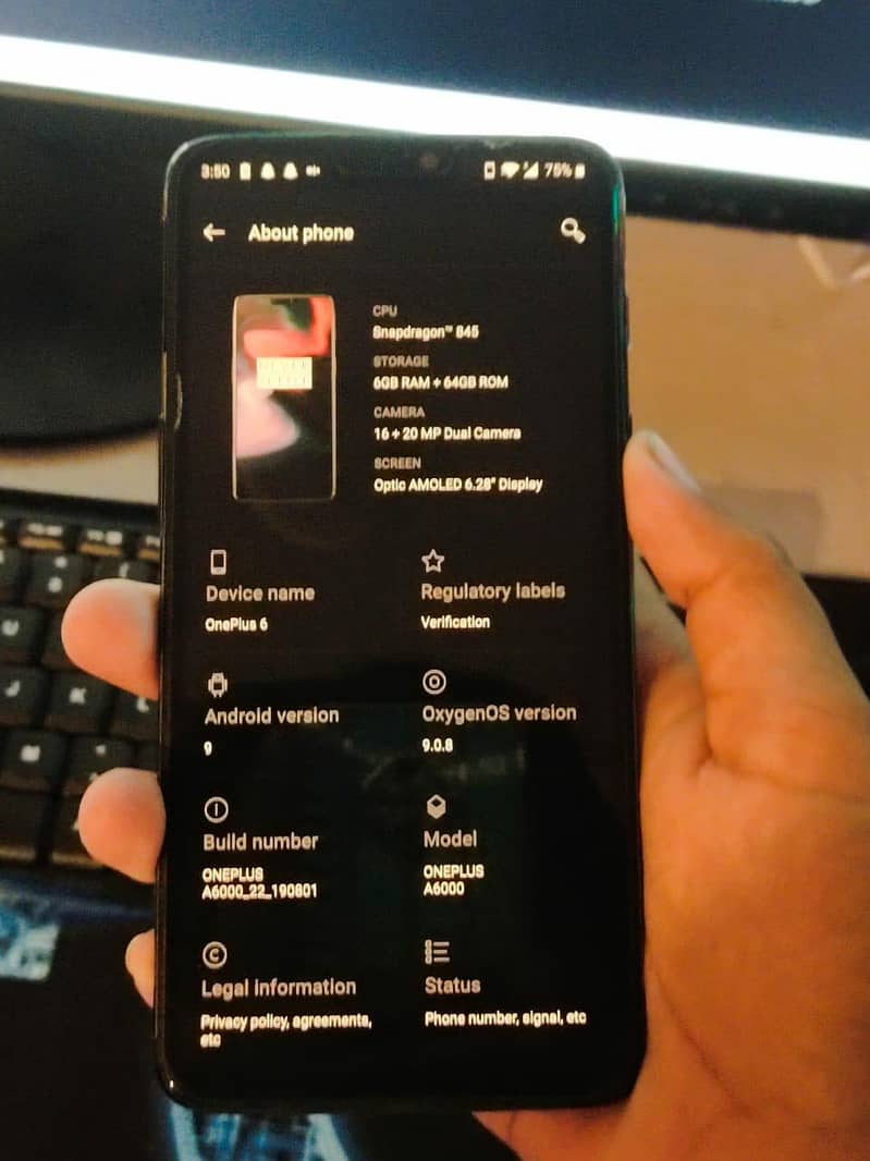 One Plus 6 6
