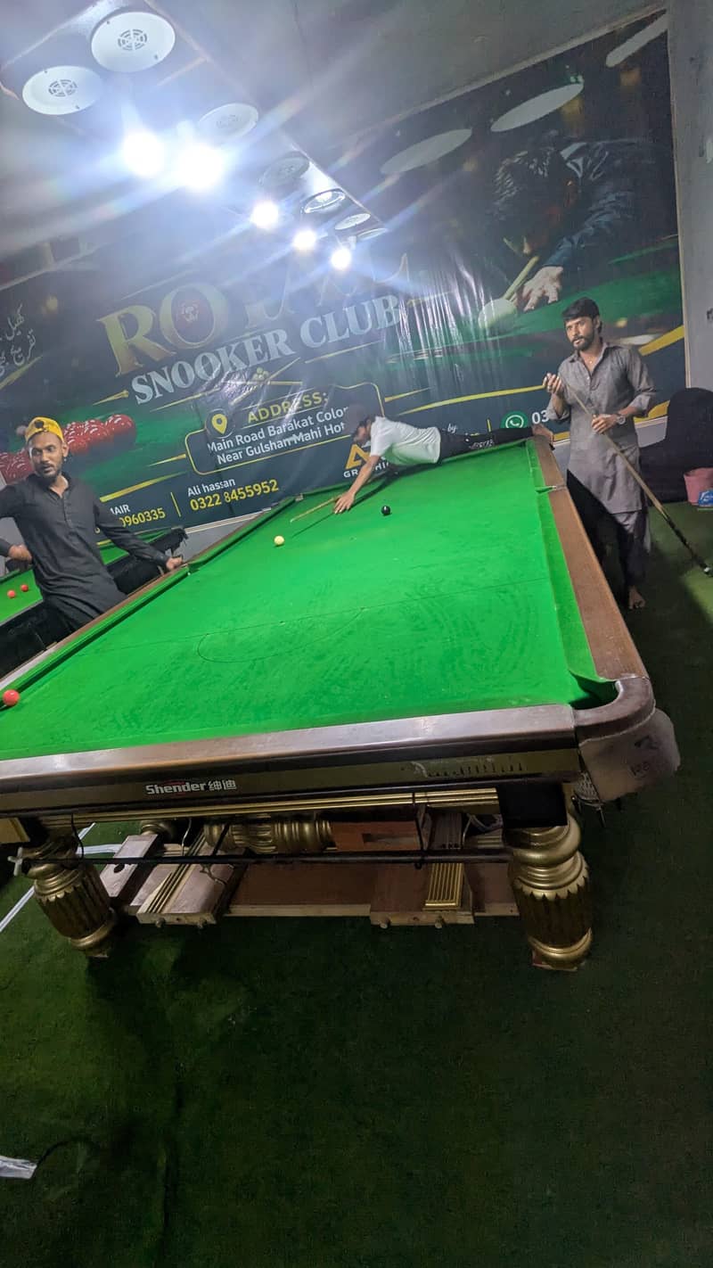 snooker table 6*12 3