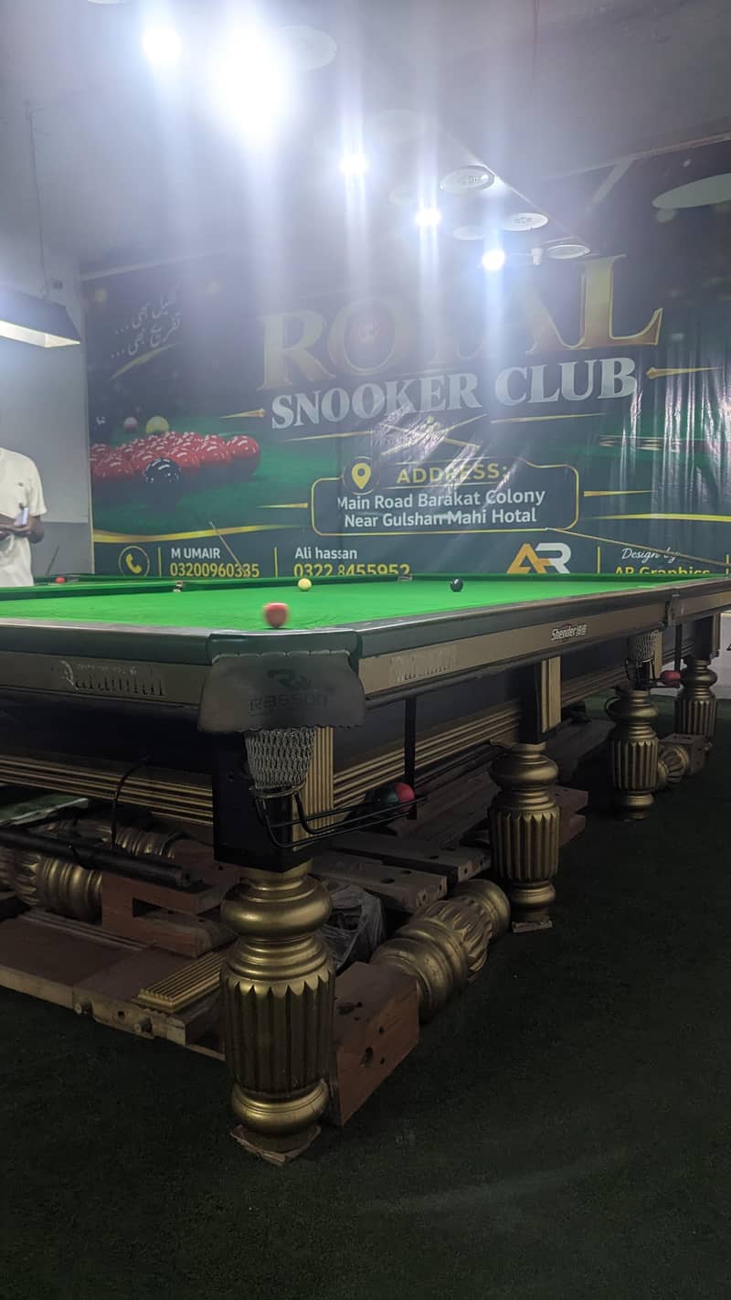 snooker table 6*12 4